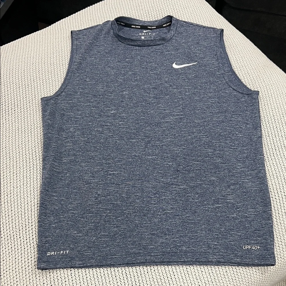 Nike Blue Sleeveless Men's Shirt